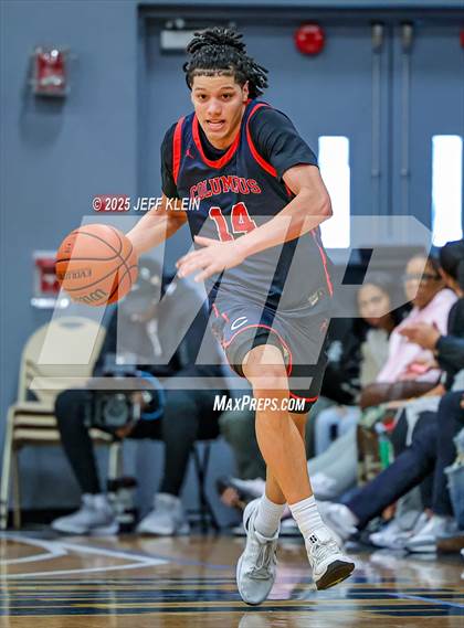 Thumbnail 2 in Southeastern Prep Academy National vs. Columbus (Made Hoops - Miami Tip-Off) photogallery.
