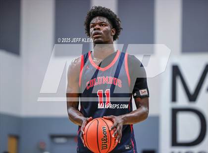 Thumbnail 1 in Southeastern Prep Academy National vs. Columbus (Made Hoops - Miami Tip-Off) photogallery.