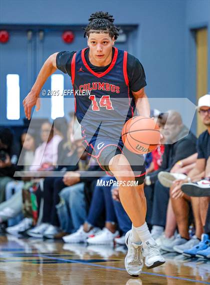 Thumbnail 1 in Southeastern Prep Academy National vs. Columbus (Made Hoops - Miami Tip-Off) photogallery.