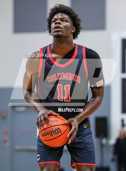 Thumbnail 2 in Southeastern Prep Academy National vs. Columbus (Made Hoops - Miami Tip-Off) photogallery.