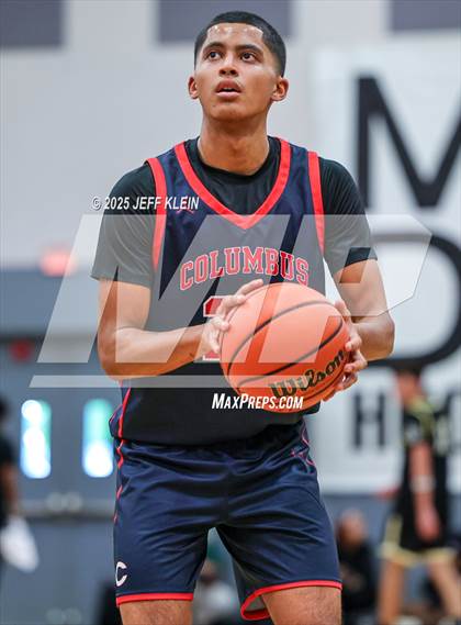 Thumbnail 2 in Southeastern Prep Academy National vs. Columbus (Made Hoops - Miami Tip-Off) photogallery.