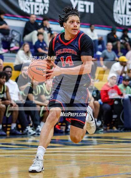 Thumbnail 2 in Southeastern Prep Academy National vs. Columbus (Made Hoops - Miami Tip-Off) photogallery.