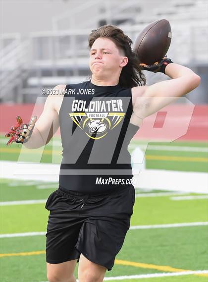 Thumbnail 1 in Goldwater vs. Northwest Christian (Goldwater 7v7) photogallery.