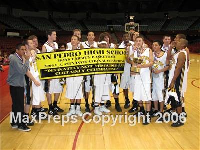 Thumbnail 1 in Cleveland vs. San Pedro (LA City Invitational Division - Awards) photogallery.
