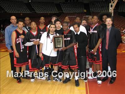 Thumbnail 1 in Cleveland vs. San Pedro (LA City Invitational Division - Awards) photogallery.