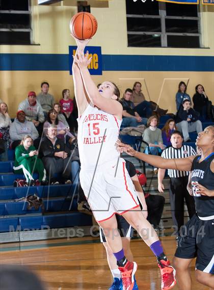 Thumbnail 2 in Rancocas Valley vs Gill St. Bernard's (97.3 ESPN Shootout) photogallery.