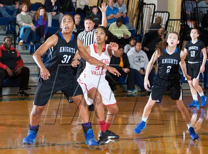 Thumbnail 2 in Rancocas Valley vs Gill St. Bernard's (97.3 ESPN Shootout) photogallery.