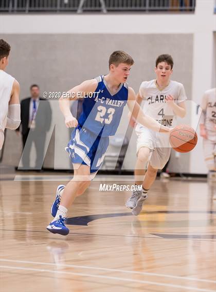 Thumbnail 3 in Allegheny-Clarion Valley vs Clarion-Limestone (PIAA D9 1A Consolation) photogallery.