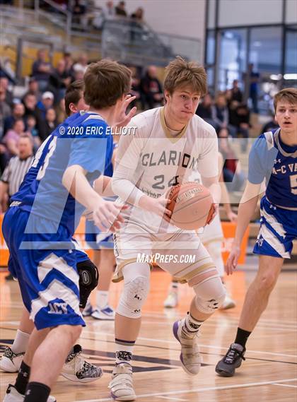 Thumbnail 2 in Allegheny-Clarion Valley vs Clarion-Limestone (PIAA D9 1A Consolation) photogallery.