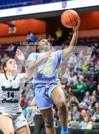 Thumbnail 2 in Kolbe-Cathedral vs. Northwest Catholic (CIAC Class S Final) photogallery.