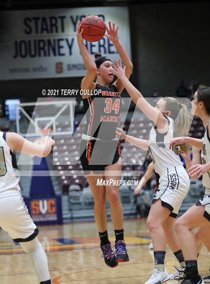 Thumbnail 1 in Wasatch Academy vs. Enterprise (UHSAA 2A Consolation Semifinal) photogallery.