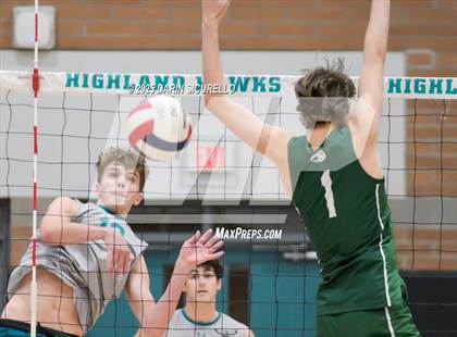 Thumbnail 1 in Mountain Ridge vs Highland (AIA 6A Round 1 Playoff) photogallery.