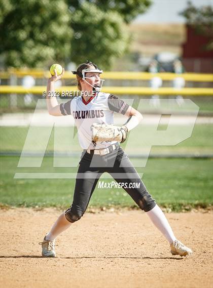 Thumbnail 2 in Lincoln Southeast vs Columbus (HAC Tournament) photogallery.