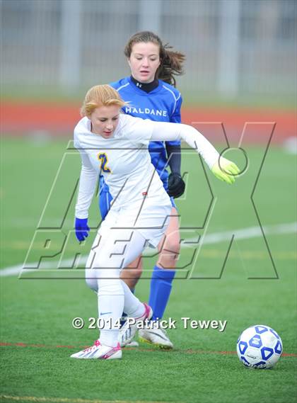 Thumbnail 3 in Haldane vs. Lansing (NYSPHSAA Class C Final) photogallery.