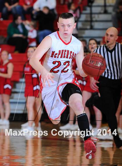 Thumbnail 1 in McPherson vs Abilene (McPherson Substate Final) photogallery.