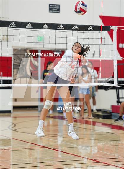 Thumbnail 1 in Harvard-Westlake vs. Cypress (Tae Kim Lakewood/Molten Classic) photogallery.