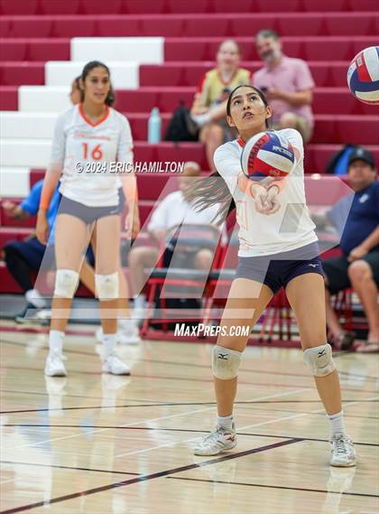 Thumbnail 1 in Harvard-Westlake vs. Cypress (Tae Kim Lakewood/Molten Classic) photogallery.