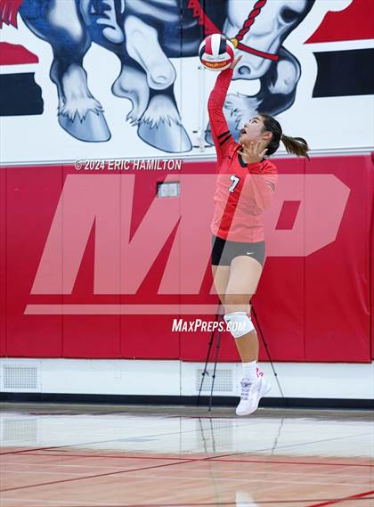 Thumbnail 1 in Harvard-Westlake vs. Cypress (Tae Kim Lakewood/Molten Classic) photogallery.