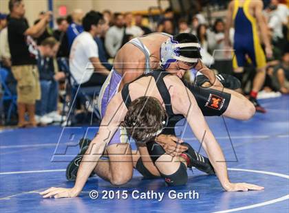 Thumbnail 2 in CIF SCVAL Wrestling Finals photogallery.