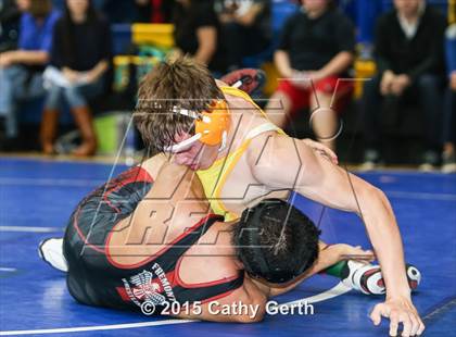 Thumbnail 2 in CIF SCVAL Wrestling Finals photogallery.