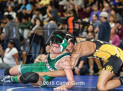 Thumbnail 3 in CIF SCVAL Wrestling Finals photogallery.