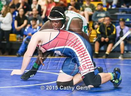 Thumbnail 2 in CIF SCVAL Wrestling Finals photogallery.