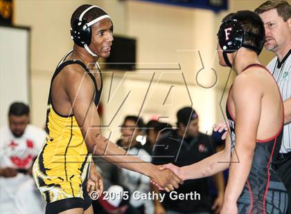 Thumbnail 2 in CIF SCVAL Wrestling Finals photogallery.