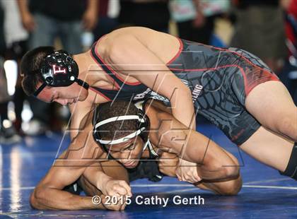 Thumbnail 3 in CIF SCVAL Wrestling Finals photogallery.