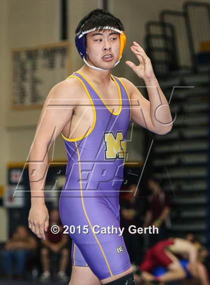 Thumbnail 3 in CIF SCVAL Wrestling Finals photogallery.