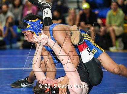 Thumbnail 3 in CIF SCVAL Wrestling Finals photogallery.