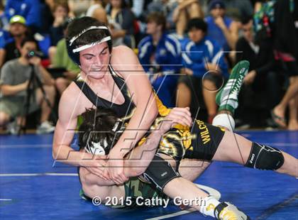 Thumbnail 3 in CIF SCVAL Wrestling Finals photogallery.