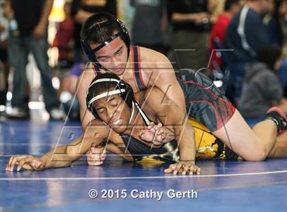 Thumbnail 2 in CIF SCVAL Wrestling Finals photogallery.