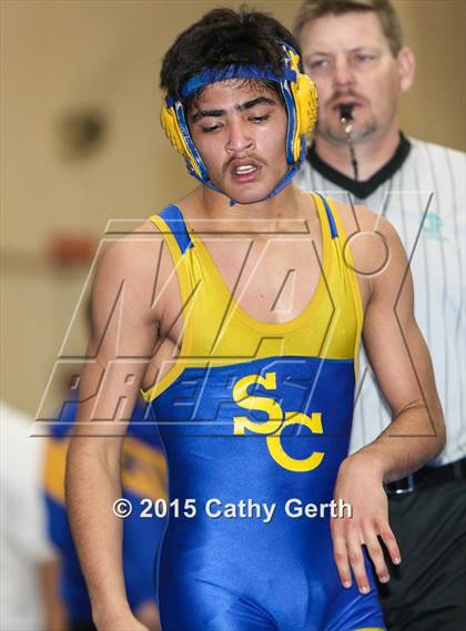 Thumbnail 2 in CIF SCVAL Wrestling Finals photogallery.
