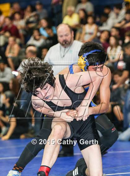 Thumbnail 2 in CIF SCVAL Wrestling Finals photogallery.