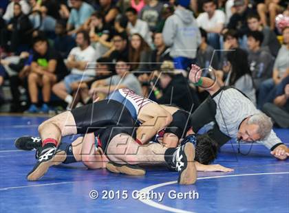 Thumbnail 2 in CIF SCVAL Wrestling Finals photogallery.