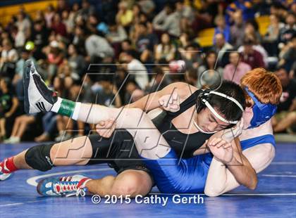 Thumbnail 1 in CIF SCVAL Wrestling Finals photogallery.