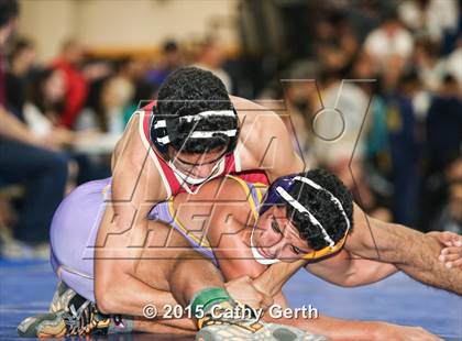 Thumbnail 3 in CIF SCVAL Wrestling Finals photogallery.