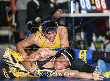 Thumbnail 3 in CIF SCVAL Wrestling Finals photogallery.