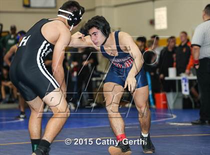Thumbnail 2 in CIF SCVAL Wrestling Finals photogallery.