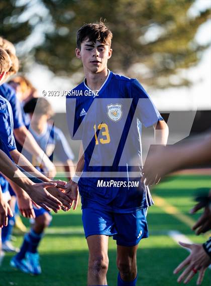 Thumbnail 1 in Vista PEAK Prep @ Rampart (CHSAA 5A Round 1) photogallery.