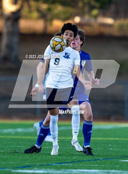 Thumbnail 1 in Vista PEAK Prep @ Rampart (CHSAA 5A Round 1) photogallery.