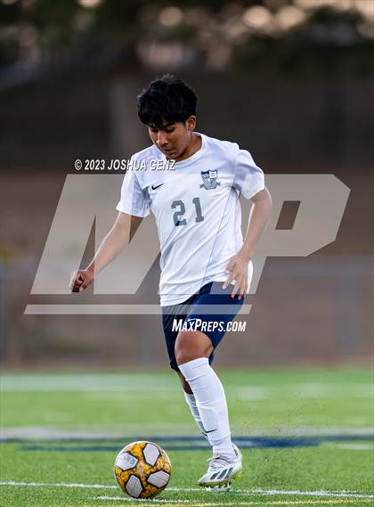 Thumbnail 2 in Vista PEAK Prep @ Rampart (CHSAA 5A Round 1) photogallery.