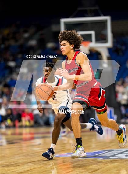 Thumbnail 2 in Kimball vs Veterans Memorial (UIL 5A Basketball Semifinal)  photogallery.