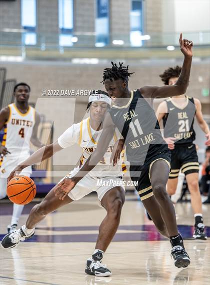 Thumbnail 1 in Real Salt Lake Academy vs. Beaumont United (Utah Holiday Hoopfest) photogallery.