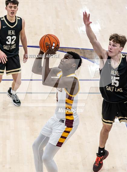 Thumbnail 1 in Real Salt Lake Academy vs. Beaumont United (Utah Holiday Hoopfest) photogallery.