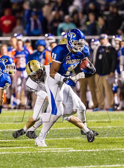 Thumbnail 2 in Serra [Junipero] vs. Archbishop Mitty (CIF CCS Open Division Final) photogallery.