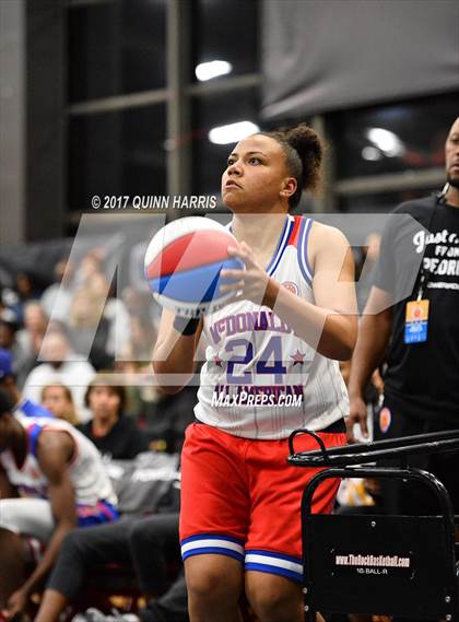 Thumbnail 2 in McDonald's All American Games (Girls 3-Point Shootout) photogallery.
