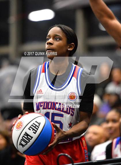Thumbnail 1 in McDonald's All American Games (Girls 3-Point Shootout) photogallery.