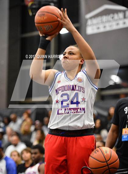 Thumbnail 1 in McDonald's All American Games (Girls 3-Point Shootout) photogallery.