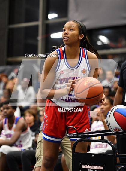 Thumbnail 2 in McDonald's All American Games (Girls 3-Point Shootout) photogallery.